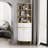 Modern Corner Bookshelf-386475609