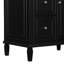 Meuble-lavabo Mid-Century 30 po avec lavabo en céramique-1173178808