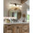 4 - Light Dimmable Farmhouse Vanity Light, Frosted White Square Glass, Oil-Rubbed Bronze Finish