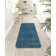 Solid Colour Shaggy Teal Area Rug