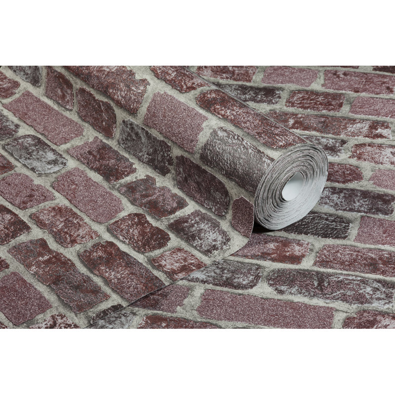 Nicolai Street Red Brick Wallpaper