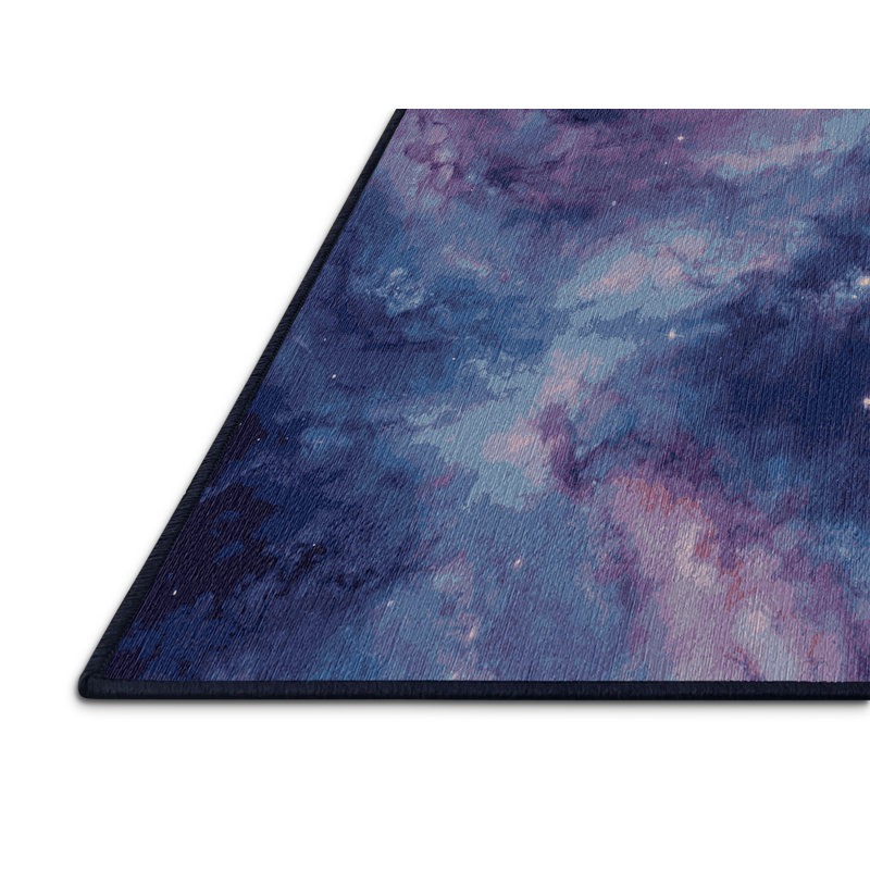 Tapis mauve lavable à la machine, Rectangle 2 pi x 3 pi