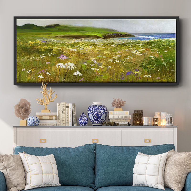 Toile encadrée de qualité supérieure Montara Bluff - prête à être accrochée, 20" H x 50" W x 1.5" D