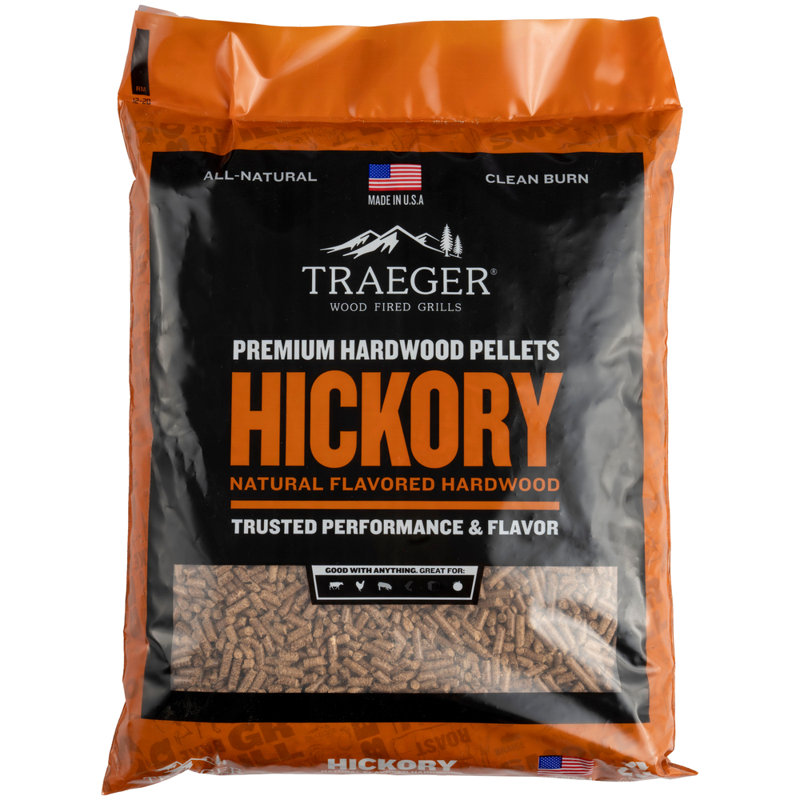 Traeger Hickory BBQ Wood Pellets