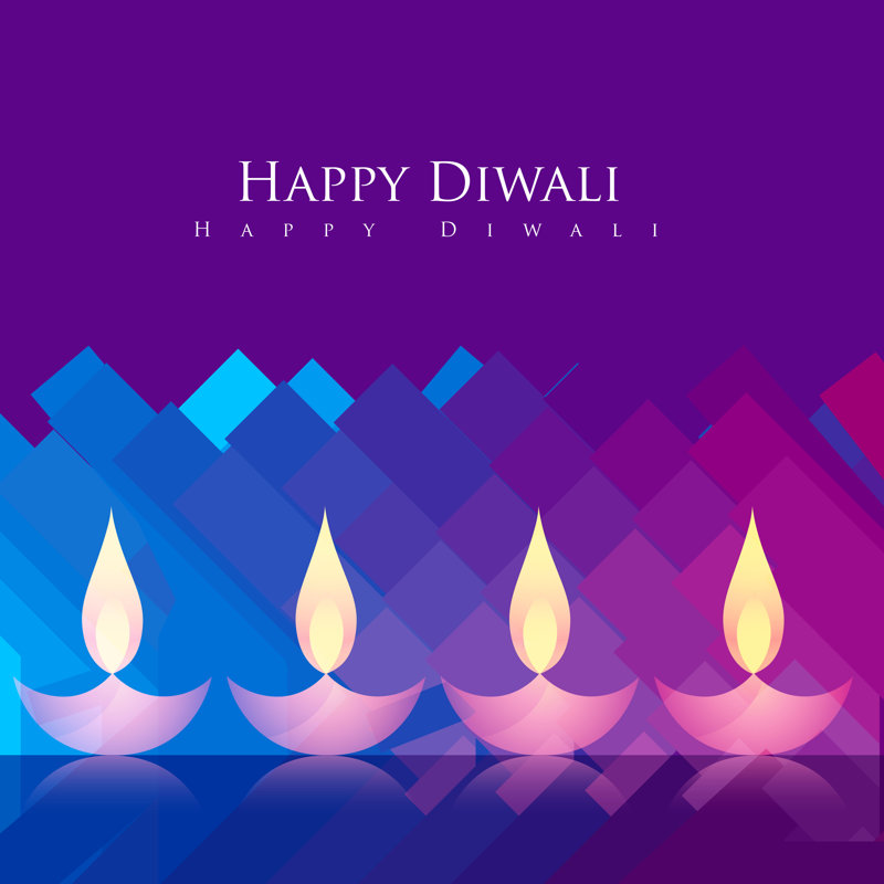 Happy Diwali by Pinnacleanimates - Wrapped Canvas Print, 91cm H x 91cm W
