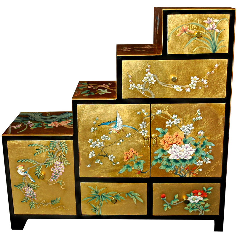 Dhruvika Solid Wood Accent Cabinet