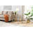 Kazbek 17.72'' Glass Top Console Table-704950742