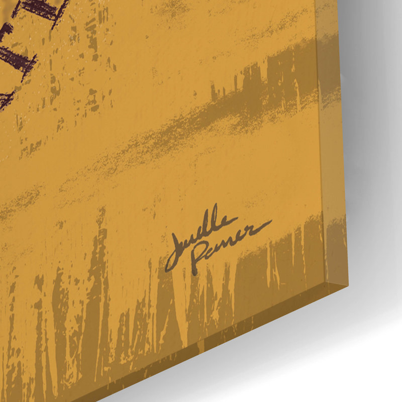 Art mural en verre One Allium Way «Wine Tustation 5» par Janelle Penner, H 12 po x l 12 po x P 0,13 po