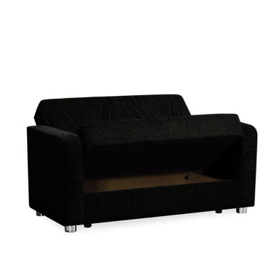 Avec rangement pour les utilisateurs et fabrication, noir - meubles durables convertibles dans un style de confort optimal pour votre maison