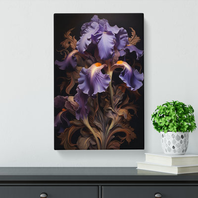 Iris Flower Baroque - Print