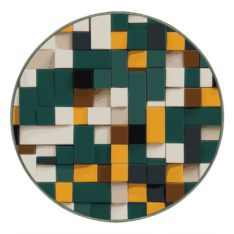 Terra Constructs Rug, Round 7'