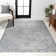 Modern Persian Vintage Moroccan Medallion Light Gray Rug