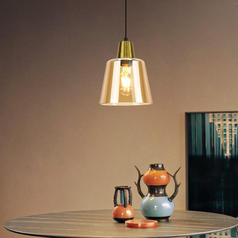 1 - Light Matte Black Cylinder Pendant