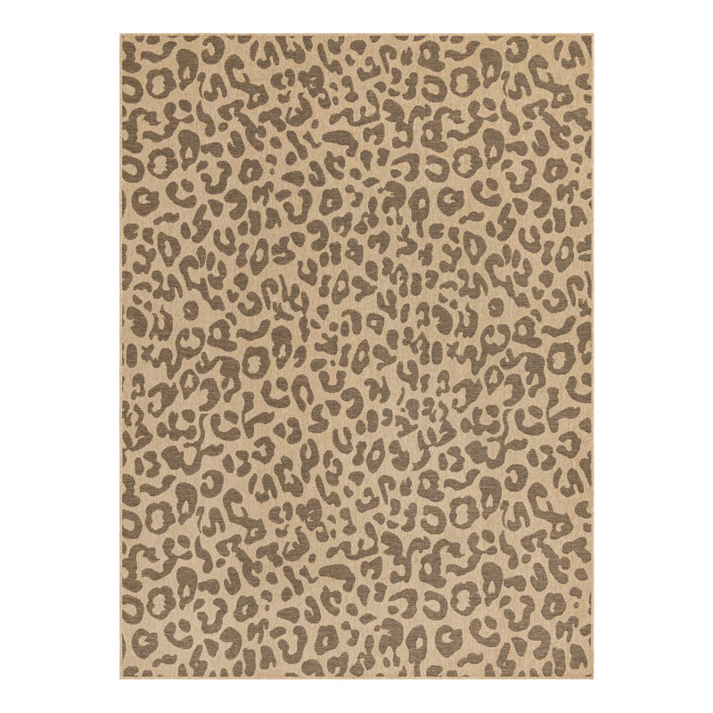 Animal Print Indoor Rug, Rectangle 9'2" x 12'