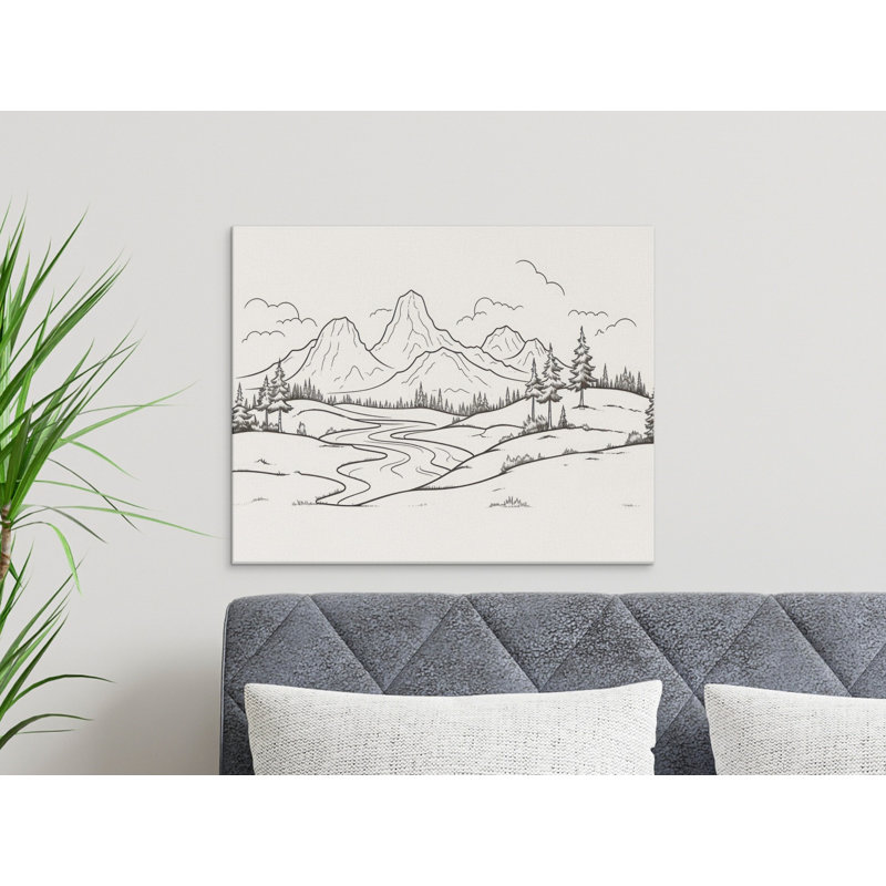 Salcido Wrapped Canvas Print Set, 12x9