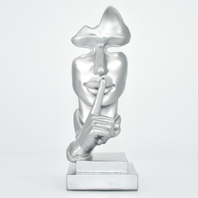 Sculpture Adam & Friends Home Silence Is Golden | 1 pièce