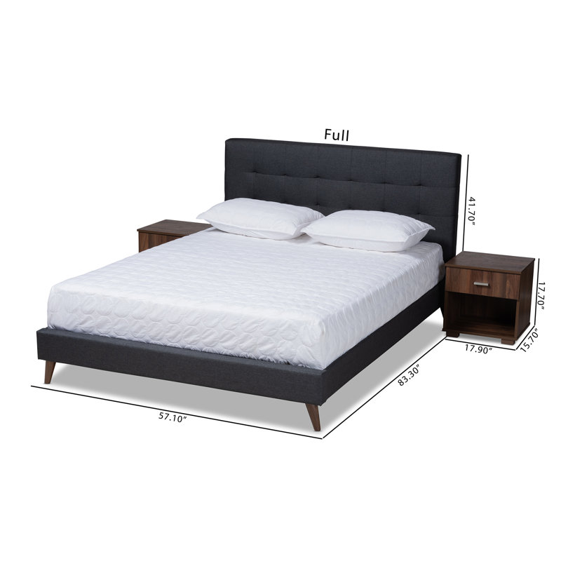 Chaydenn Piece Bedroom Set, Full, Dark Gray