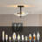 Flush Mount Ceiling Light (Black)