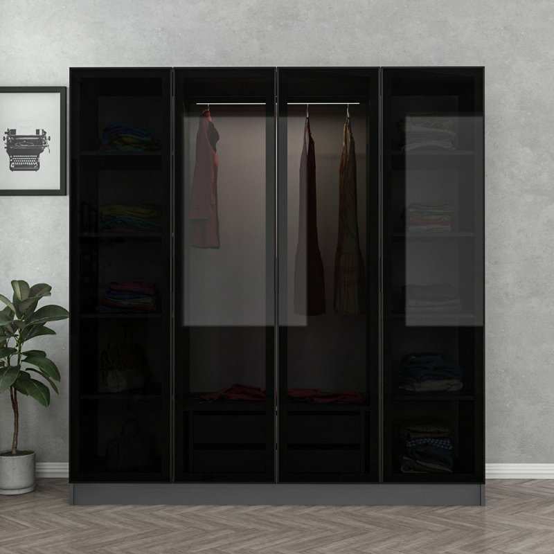 Nebras 4 Door Wardrobe