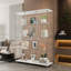 Vitrine à 3 portes avec 4 tablettes en verre-85540671