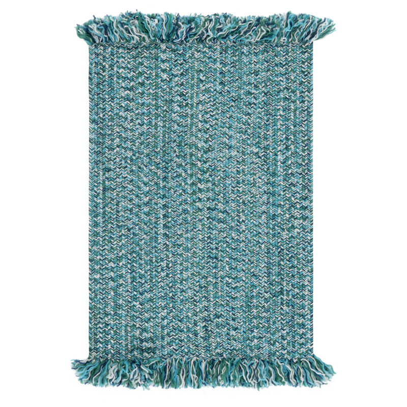 Tapis tressé à la main tressé à la machine 301, Rectangle 6 pi x 9 pi