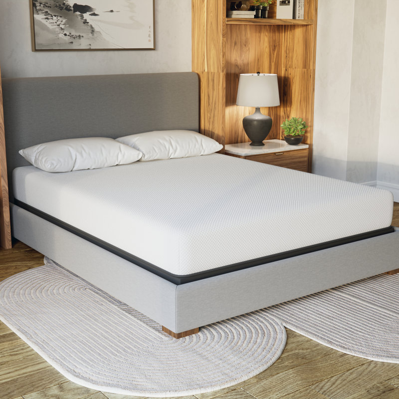 Blanc Gel Memory Foam, Medium Feel, Mattress, Twin, 8"