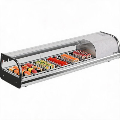 Vitrine commerciale de 2,2 pi³, 6 comptoirs, 35,6 à 46,4 ° F