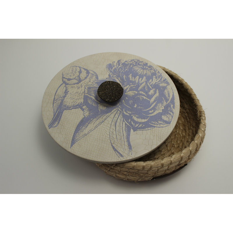 Porte-tortilla en chanvre Lilas Bluebird