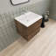 Meuble-lavabo flottant moderne simple Alcester Ivy Bronx-821752241