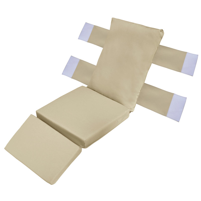 Coussin de patio inclinable toutes saisons pour l'extérieur, coussin de remplacement pour fauteuil inclinable imperméable