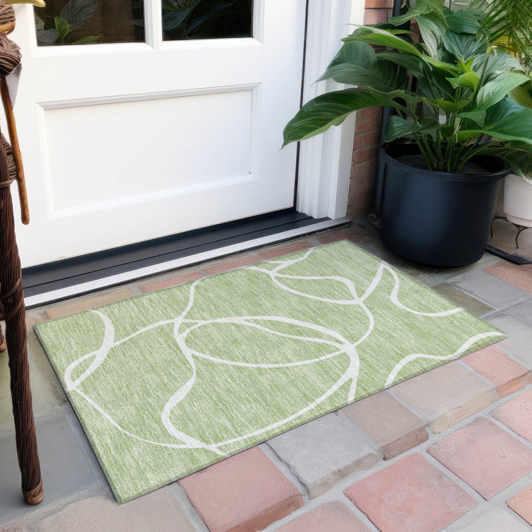 Machine Washable Indoor/Outdoor Chayden ACN999 Rug