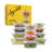 JoyJolt Fluted Glass Food Storage Containers with Leakproof Lids, Set of 12-93241398