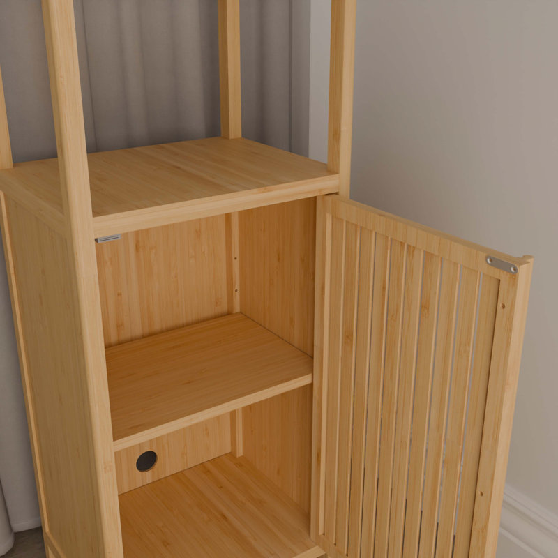 Casier de porte simple à grande capacité 41 pouces multi-scène avec une tablette