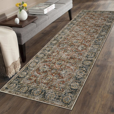 Luedora Washable Oriental Rug