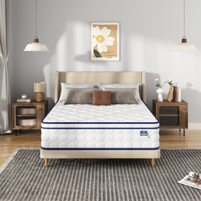 12" Medium Memory Foam Hybrid Mattress, Pillow Top Mattress, Certipur-US, OEKO-TEX Certified