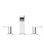 Parallel™Widespread Bathroom Faucet, 3-Hole Two Lever Handle Bathroom Sink Faucet, 1.2 GPM