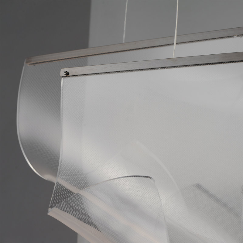 Luminaire suspendu linéaire à 3 lumières pour îlot de cuisine à DEL