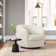 Marcy Upholstered Swivel Barrel Chair