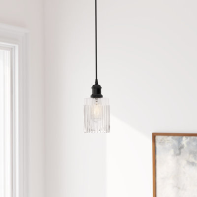 Luminaire suspendu cylindrique à 1 lumière Kamena