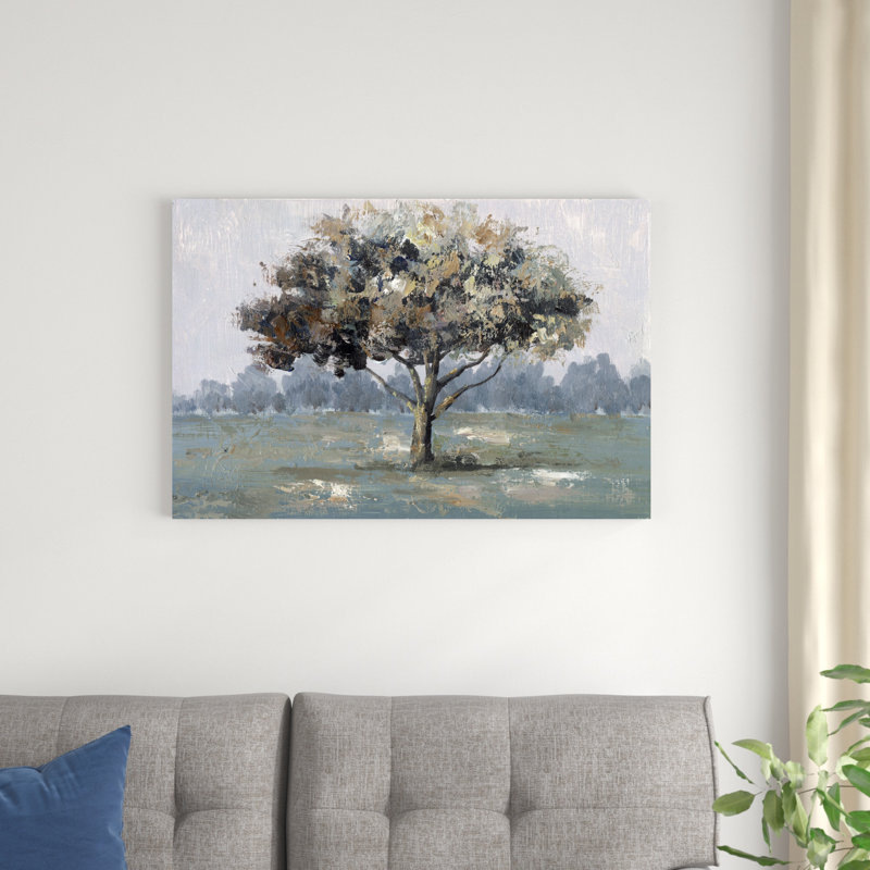 " Painted Tree ", 24" H x 36" W