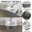 Meuble-lavabo flottant mural 30 po avec lavabo intégré - gris avec tiroir à fermeture en douceur et poignée en angle-1691550872