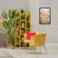 Toile flottante encadrée «Bright Flower Garden» par Roozbeh Bahramali-1521561255-1521561252