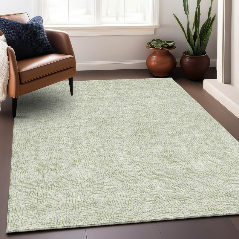 Tapis intérieur / extérieur Eleya Aloe , 3 pi x 5 pi