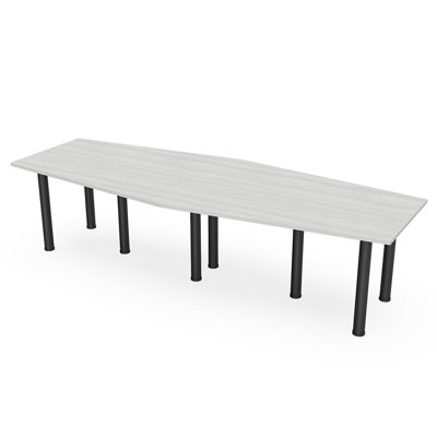 Nyemia Hexagon Table with Post Legs