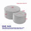 Ensemble de 2 tables basses gigognes pour le salon, ensemble de 2 tables basses rondes en mousse pour le salon, repose-pieds avec table d'appoint ronde moderne en mousse, sans assemblage-129682139