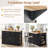 Skylaar 48 " W Kitchen Island with Solid Wood Top-1317624446