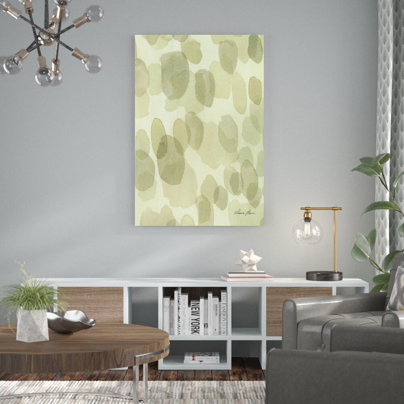 «Natural Abstract IV Crop» par Laura Horn - peinture sur toile tendue, H 48 po x l 32 po x P 1,25 po
