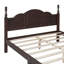 Ensemble de chambre à coucher 3 pièces, lit plateforme en bois et deux tables de chevet-1035574511-1035574509