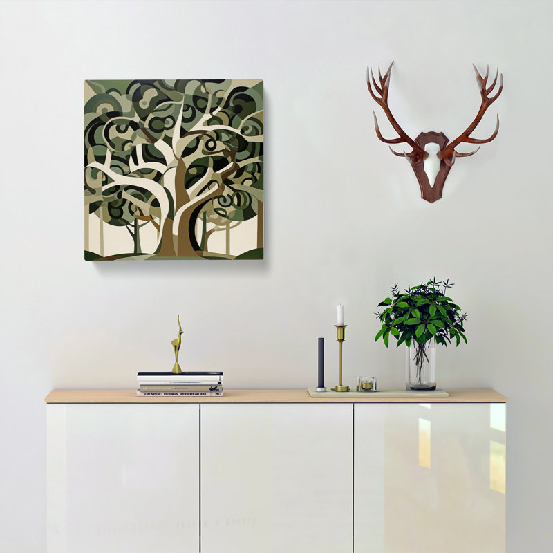 Modern Wall Art - Wrapped Canvas, 50cm H x 50cm W x 3cm D