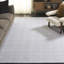 Tapis gris / viscose en coton tissé à la main Endor-536246746
